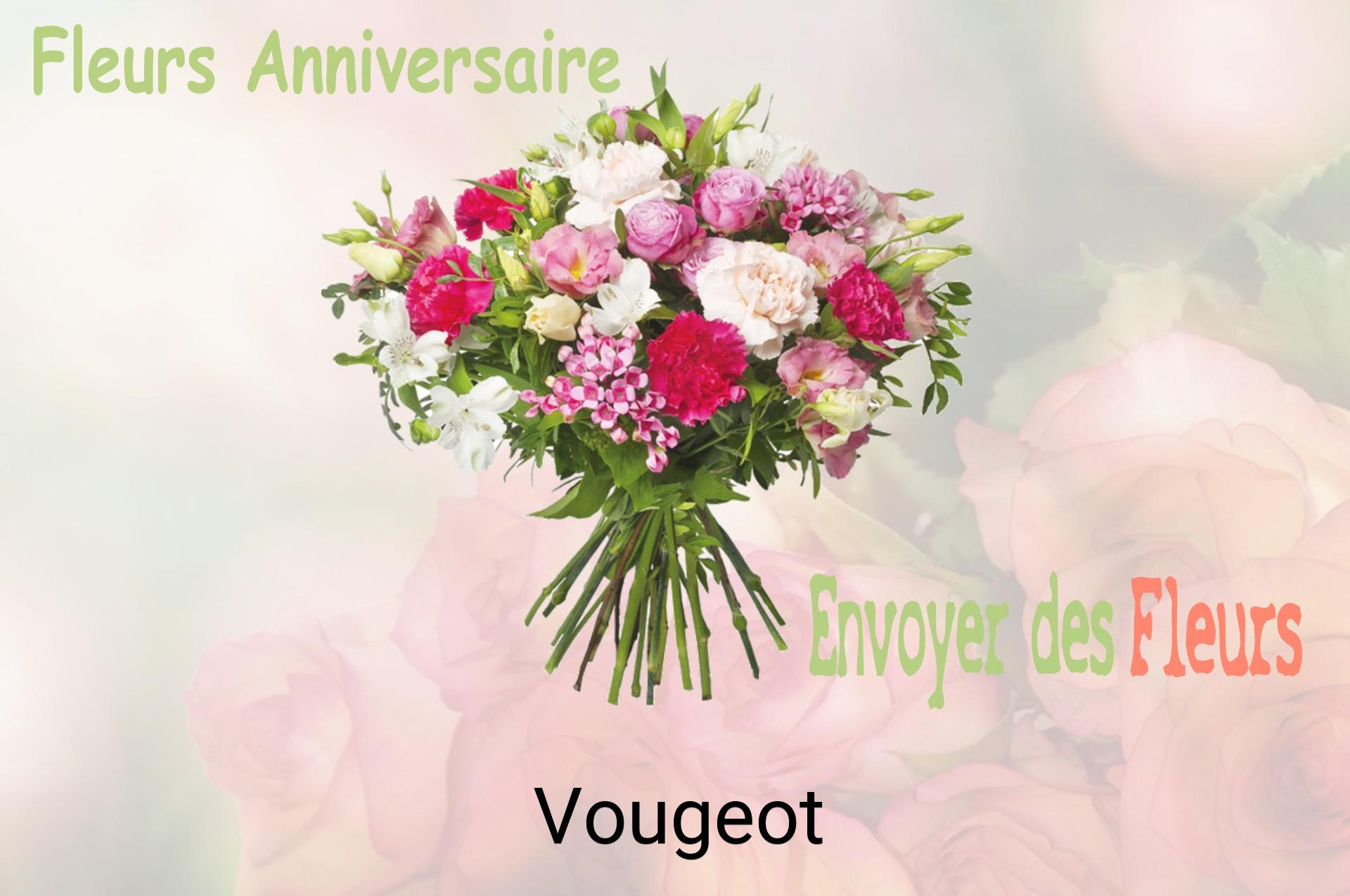 Bouquet de fleurs d’anniversaire livré à Vougeot